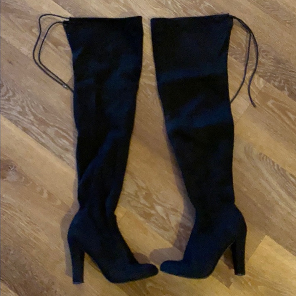 Black Thigh high boots
